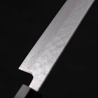 Gyuto AUS-10 Kagami Tsuchime Damast Büffelhorn und Teakholz Griff 210mm-[Musashi]-[Japan-Küchenmesser]