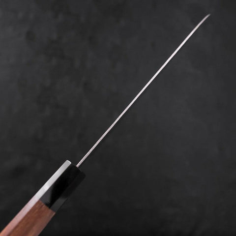 Gyuto AUS-10 Kagami Tsuchime Damast Büffelhorn und Teakholz Griff 210mm-[Musashi]-[Japan-Küchenmesser]