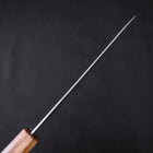 Gyuto AUS-10 Kagami Tsuchime Damast Yaki Urushi Griff 180mm-[Musashi]-[Japan-Küchenmesser]