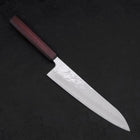 Gyuto AUS-10 Nashiji Damast Lila Urushi Griff 210mm-[Musashi]-[Japan-Küchenmesser]