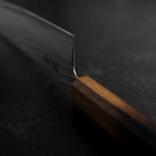 Gyuto AUS-10 Nawame Damast Yaki Urushi Griff 240mm-[Musashi]-[Japan-Küchenmesser]