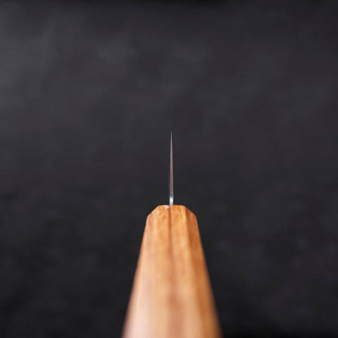 Gyuto AUS-10 Poliert Eichenholz Griff 210mm-[Musashi]-[Japan-Küchenmesser]