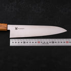 Gyuto AUS-10 Poliert Eichenholz Griff 210mm-[Musashi]-[Japan-Küchenmesser]