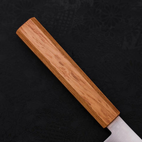 Gyuto AUS-10 Poliert Eichenholz Griff 240mm-[Musashi]-[Japan-Küchenmesser]