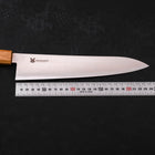 Gyuto AUS-10 Poliert Eichenholz Griff 240mm-[Musashi]-[Japan-Küchenmesser]