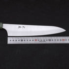 Gyuto AUS-10 Poliert Grüner Ahornholz Griff 210mm-[Musashi]-[Japan-Küchenmesser]