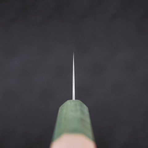 Gyuto AUS-10 Poliert Grüner Ahornholz Griff 240mm-[Musashi]-[Japan-Küchenmesser]