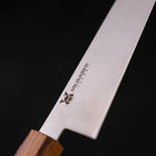 Gyuto AUS-10 Polished Oak Handle 180mm-[Musashi]-[Japanese-Kitchen-Knives]