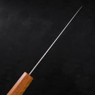 Gyuto AUS-10 Polished Oak Handle 180mm-[Musashi]-[Japanese-Kitchen-Knives]