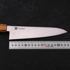 Gyuto AUS-10 Polished Oak Handle 180mm-[Musashi]-[Japanese-Kitchen-Knives]