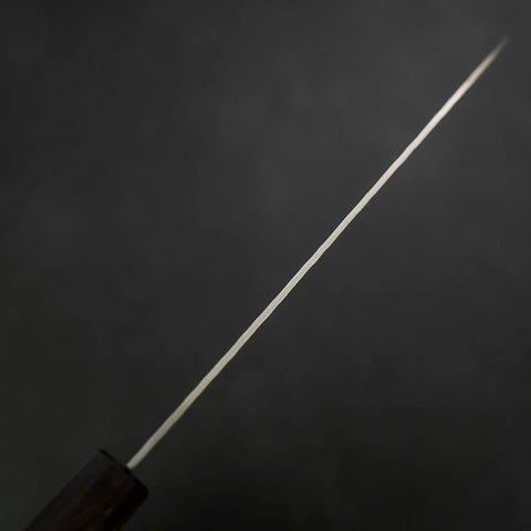 Gyuto AUS-10 Tsuchime Damascus Shitan Walnut Handle 180mm (7”)-[Musashi]-[Japan-Küchenmesser]