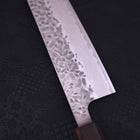 Gyuto AUS-10 Tsuchime Damascus Sumi Urushi Handle 210mm-[Musashi]-[Japan-Küchenmesser]