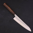 Gyuto AUS-10 Tsuchime Damascus Sumi Urushi Handle 210mm-[Musashi]-[Japan-Küchenmesser]