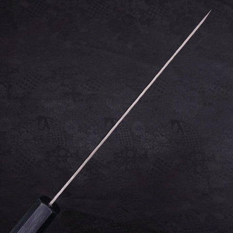 Gyuto AUS-10 Tsuchime Damast Dunkelblauer Urushi Griff 210mm-[Musashi]-[Japan-Küchenmesser]