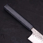 Gyuto AUS-10 Tsuchime Damast Dunkelblauer Urushi Griff 210mm-[Musashi]-[Japan-Küchenmesser]