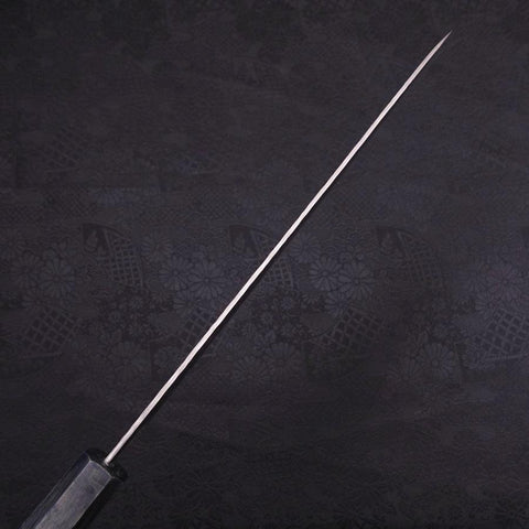 Gyuto AUS-10 Tsuchime Damast Dunkelblauer Urushi Griff 240mm-[Musashi]-[Japan-Küchenmesser]