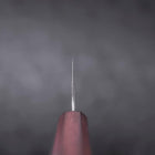 Gyuto AUS-10 Tsuchime Damast Lila Urushi Griff 210mm-[Musashi]-[Japan-Küchenmesser]