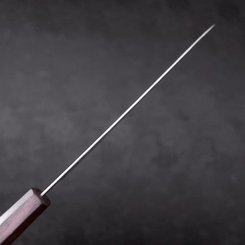 Gyuto AUS-10 Tsuchime Damast Lila Urushi Griff 210mm-[Musashi]-[Japan-Küchenmesser]