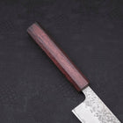 Gyuto AUS-10 Tsuchime Damast Lila Urushi Griff 210mm-[Musashi]-[Japan-Küchenmesser]
