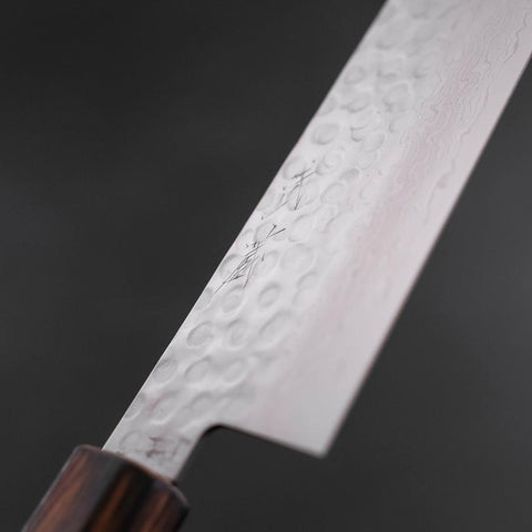 Gyuto AUS-10 Tsuchime Damast Sumi Urushi Griff 240mm-[Musashi]-[Japan-Küchenmesser]