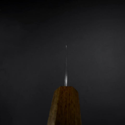 Gyuto AUS-10 Tsuchime Damast Yaki Urushi Griff 210mm-[Musashi]-[Japan-Küchenmesser]