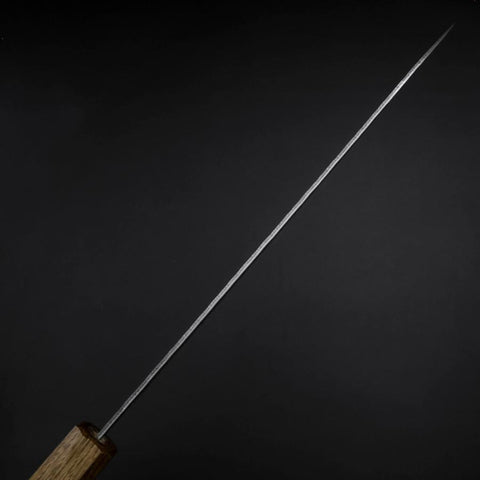 Gyuto AUS-10 Tsuchime Damast Yaki Urushi Griff 210mm-[Musashi]-[Japan-Küchenmesser]