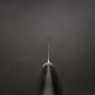 Gyuto AUS-10 Wellen-Nickel Damast Brauner Westlicher Griff 210mm-[Musashi]-[Japan-Küchenmesser]