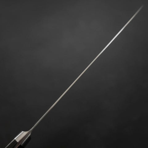 Gyuto AUS-10 Wellen-Nickel Damast Brauner Westlicher Griff 210mm-[Musashi]-[Japan-Küchenmesser]