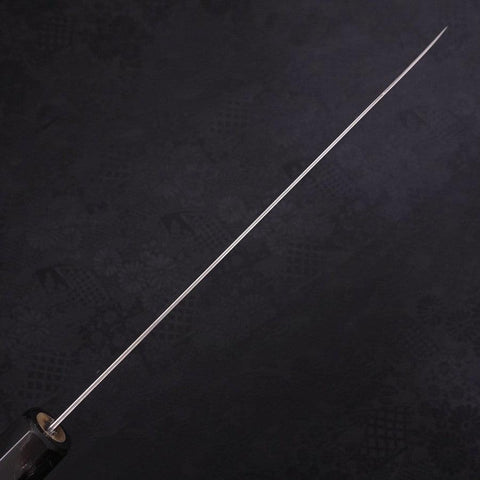 Gyuto AUS-10 Wellen Nickel Damast Büffelhorn und Magnolienholz Griff 210mm-[Musashi]-[Japan-Küchenmesser]