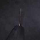 Gyuto AUS-10 Wellen-Nickel-Damast Dunkelblauer Urushi Griff 180mm-[Musashi]-[Japan-Küchenmesser]