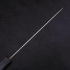Gyuto AUS-10 Wellen-Nickel-Damast Dunkelblauer Urushi Griff 180mm-[Musashi]-[Japan-Küchenmesser]