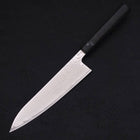 Gyuto AUS-10 Wellen-Nickel Damast Schwarzer Ozeanplastik Griff 180mm-[Musashi]-[Japan-Küchenmesser]