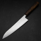 Gyuto AUS-10 Wellen-Nickel Damast Sumi Urushi Griff 210mm-[Musashi]-[Japan-Küchenmesser]