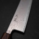 Gyuto AUS-10 Wellen-Nickel Damast Sumi Urushi Griff 210mm-[Musashi]-[Japan-Küchenmesser]