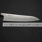Gyuto AUS-10 Wellen-Nickel Damast Sumi Urushi Griff 210mm-[Musashi]-[Japan-Küchenmesser]