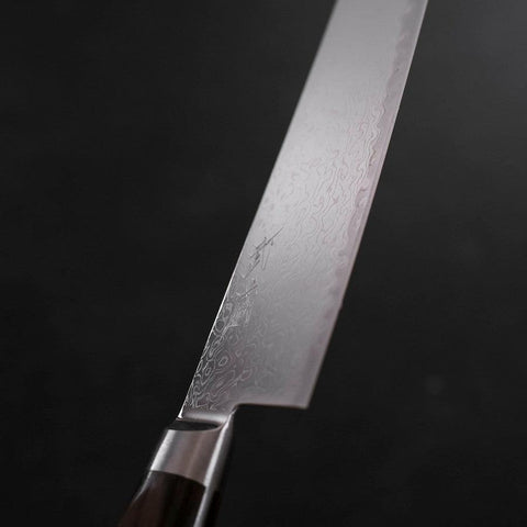 Gyuto AUS-10 Wellen-Nickel-Damast Westlicher Griff 210mm-[Musashi]-[Japan-Küchenmesser]