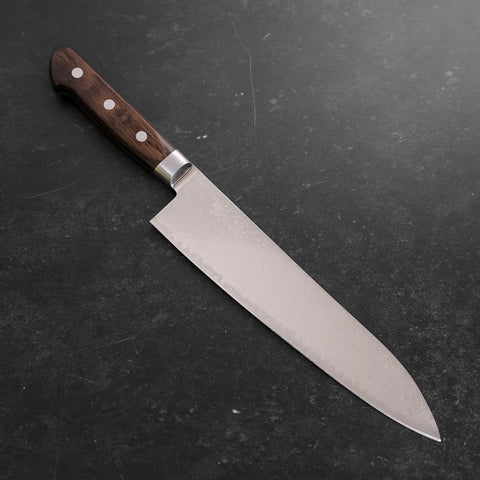 Gyuto AUS-10 Wellen-Nickel-Damast Westlicher Griff 210mm-[Musashi]-[Japan-Küchenmesser]