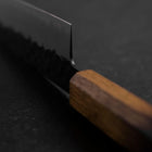 Gyuto AUS-8 Kurouchi Tsuchime Yaki Urushi Griff 200mm-[Musashi]-[Japan-Küchenmesser]