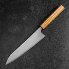 Gyuto AUS-8 Poliert Eichenholz Griff 210mm-[Musashi]-[Japan-Küchenmesser]