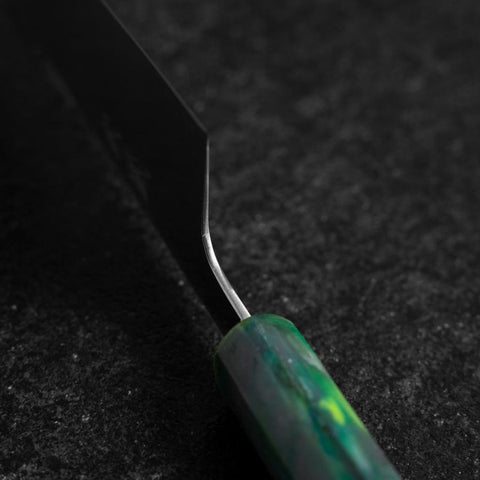 Gyuto AUS-8 Poliert Grüner Ozeanplastik Griff 210mm-[Musashi]-[Japan-Küchenmesser]
