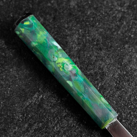 Gyuto AUS-8 Poliert Grüner Ozeanplastik Griff 210mm-[Musashi]-[Japan-Küchenmesser]