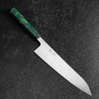 Gyuto AUS-8 Poliert Grüner Ozeanplastik Griff 210mm-[Musashi]-[Japan-Küchenmesser]