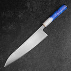 Gyuto AUS-8 Poliert Weiß-Blauer Ozeanplastik Griff 210mm-[Musashi]-[Japan-Küchenmesser]