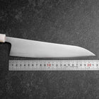 Gyuto AUS-8 Poliert Weiß-Blauer Ozeanplastik Griff 210mm-[Musashi]-[Japan-Küchenmesser]