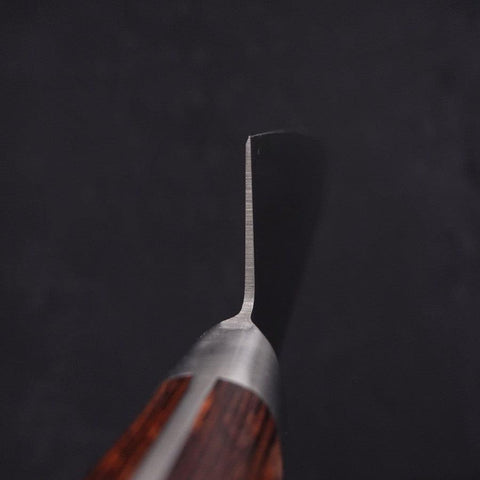 Gyuto AUS-8 Poliert Westlicher Griff Mahagoniholz 180mm-[Musashi]-[Japan-Küchenmesser]