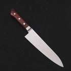 Gyuto AUS-8 Poliert Westlicher Griff Mahagoniholz 180mm-[Musashi]-[Japan-Küchenmesser]