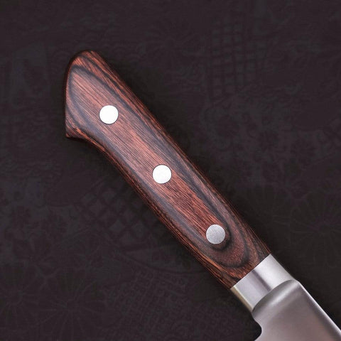 Gyuto AUS-8 Poliert Westlicher Mahagoniholz Griff 210mm-[Musashi]-[Japan-Küchenmesser]
