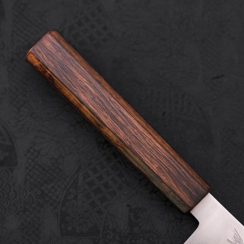Gyuto Aogami Super Edelstahlummantelung Poliert Sumi Urushi Griff 210mm-[Musashi]-[Japan-Küchenmesser]
