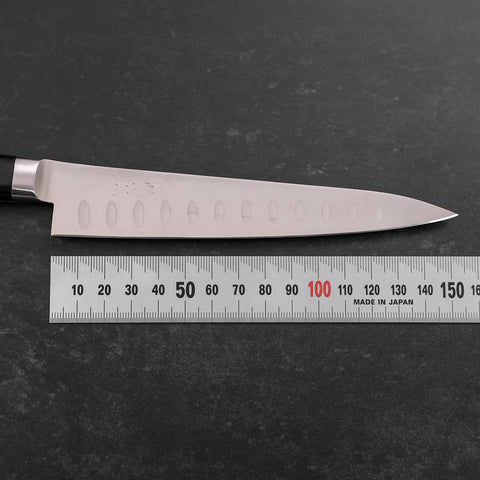 Gyuto Aogami-Super Edelstahlummantelung Suname Walnussholz Griff 210mm-[Musashi]-[Japan-Küchenmesser]