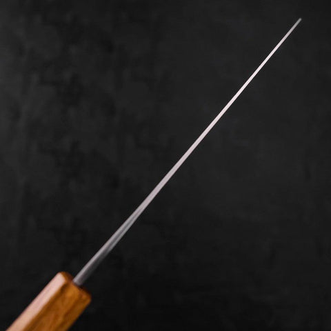 Gyuto Blue Steel #1 Edelstahlummantelung Kurouchi Eichenholz Griff 210mm-[Musashi]-[Japan-Küchenmesser]